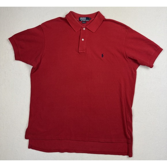 Polo Ralph Lauren Men's XL Polo Shirt Lot of 3 Crest Pony Red Stripe + Bonus VTG - Picture 12 of 15